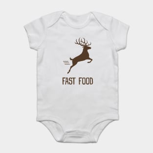 Fast Food Deer Baby Bodysuit